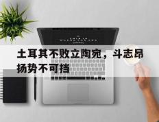 IM体育数据分析平台-土耳其不败立陶宛，斗志昂扬势不可挡的简单介绍